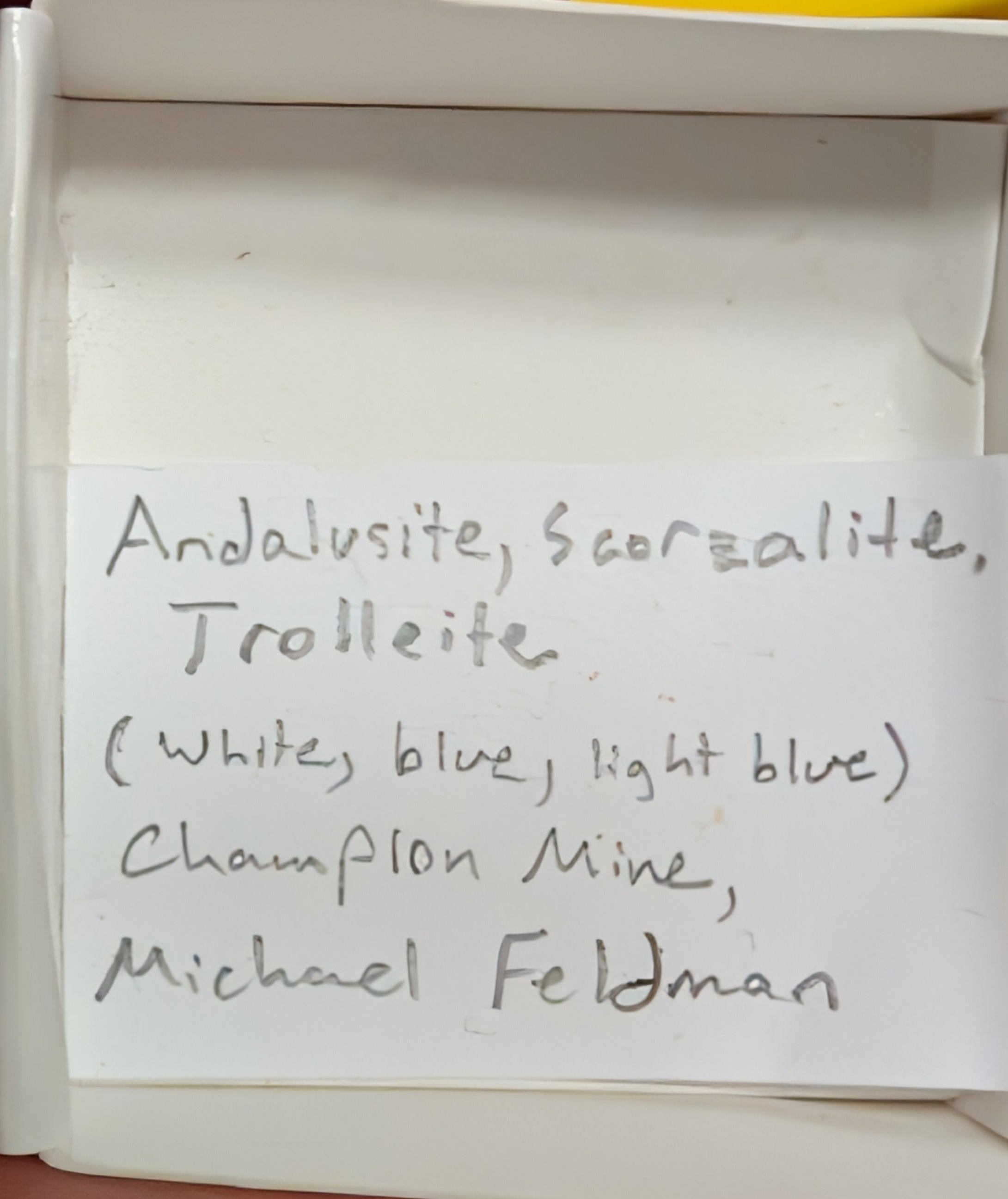 Adalusite, Scorzalite, Trolleite